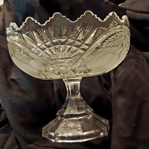 Crystal fruit bowl